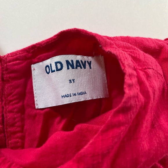 OLD NAVY 3T BRIGHT PINK SHORT SLEEVE DRESS - Picture 6 of 7